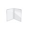 Azar Displays Clear Acrylic Double Photo Holder, Side by Side Dual Frame, Size 5'' W x 7'' H, 2PK 107722-GS-2PK - alternate 3